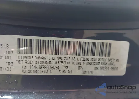 2016 Jeep Compass Latitude из США, поврежденный, VIN 1C4NJDEB0GD587341